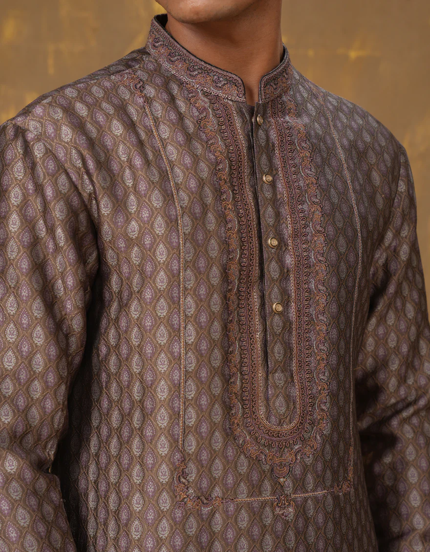 YELLOW KURTA | JTK-SP-48142/S24/JJ9184-FL - Image 3
