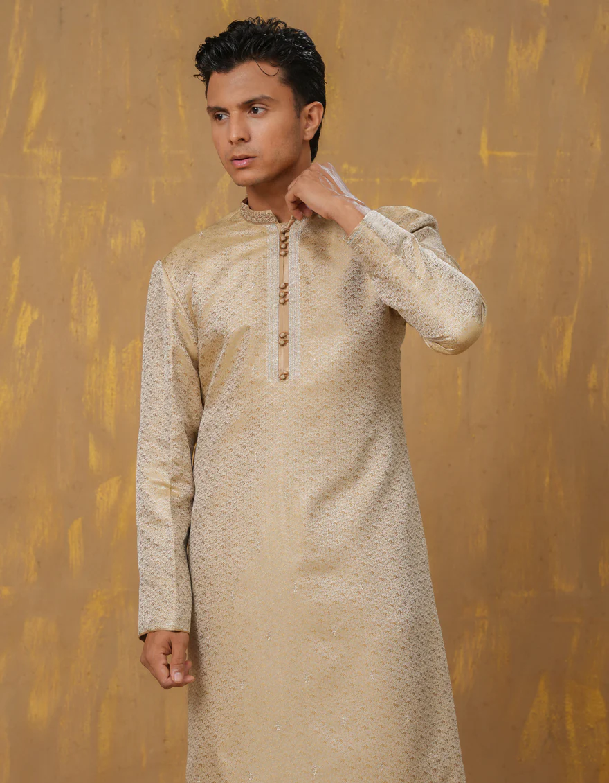 YELLOW KURTA | JTK-SP-A-48079/A24/J - Image 2