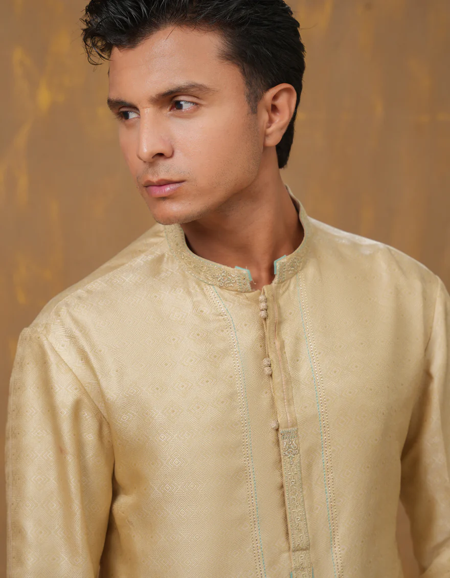 BROWN KURTA | JTK-SP-A-48080/A24/J - Image 4