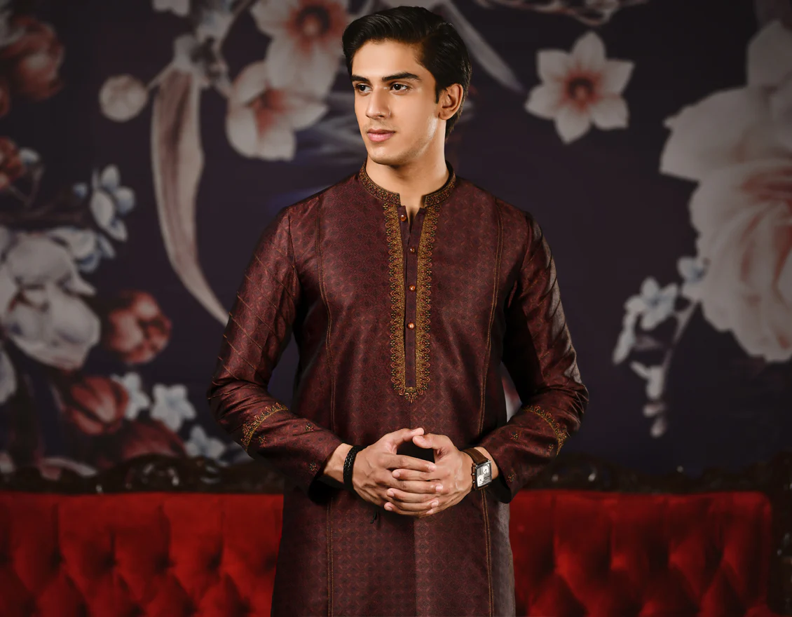 RUST KURTA | JTK-SP-US-38549/S22/JJ8200-FL - Image 4