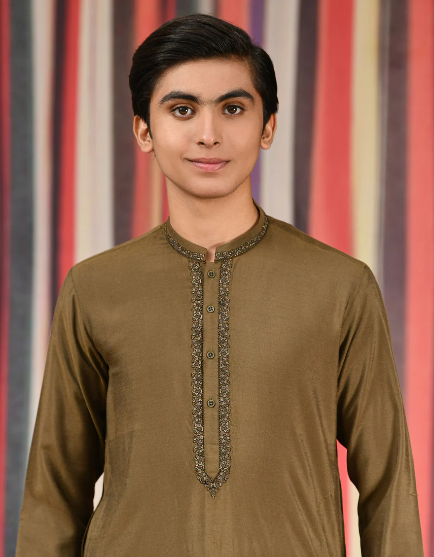 MATCHA GREEN BLENDED SPECIAL KURTA | JTK-SP-US-42316/S21/JJ8139-FL - Image 2