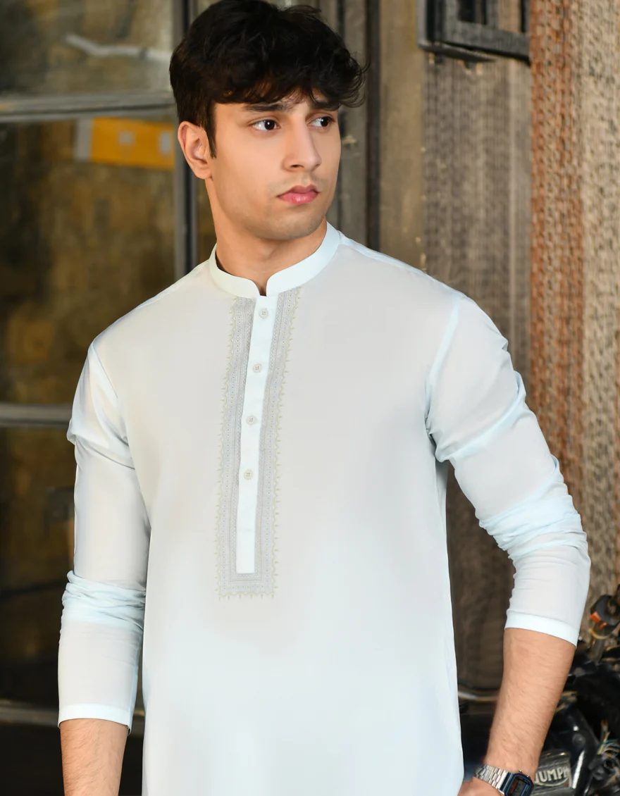 BLUE KURTA | JTK-US-24-34596 - Image 2