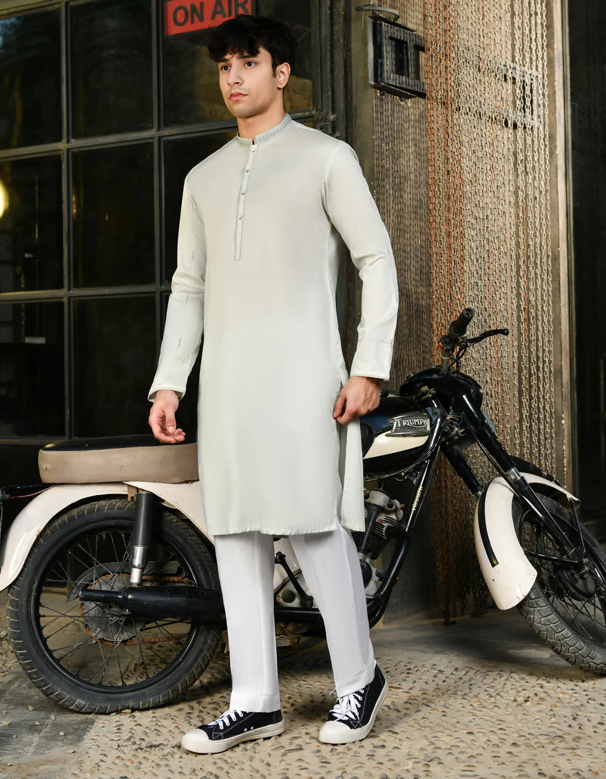 GREEN KURTA | JTK-US-24-46240