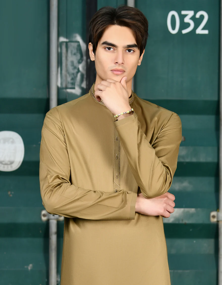 BROWN KURTA | JTK-US-24-46246 - Image 3