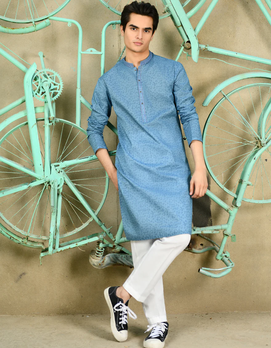 BLUE KURTA | JTK-US-24-46262