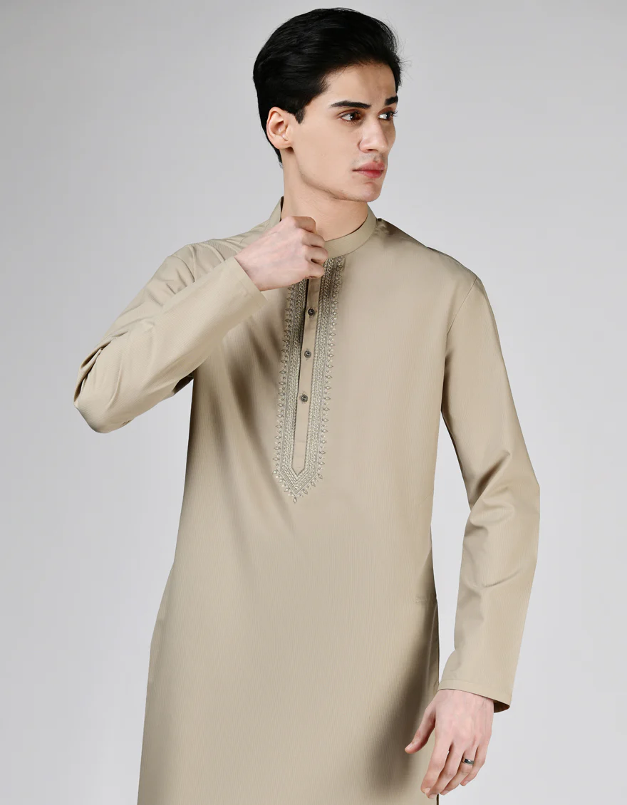 FAWN KURTA TROUSERS | JTKP-A-34892/S24/JJ9570-SF - Image 2