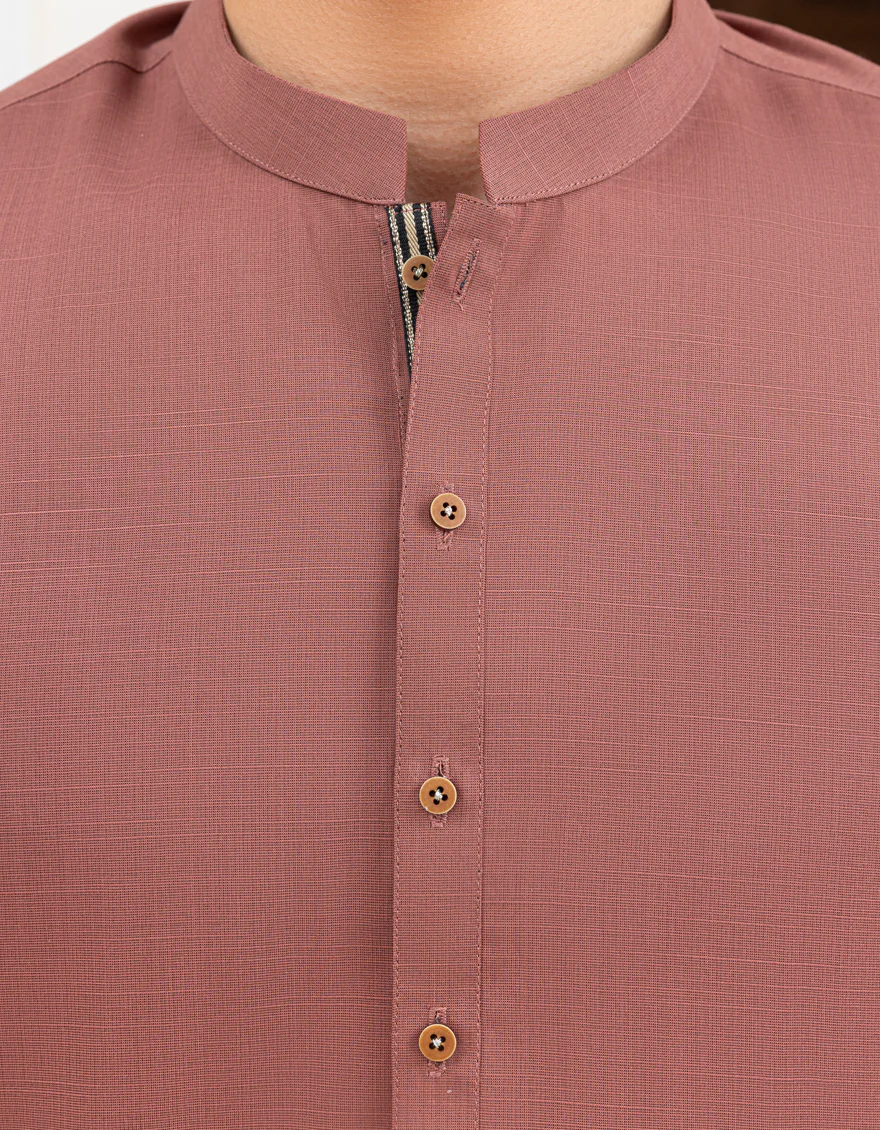 ORANGE BLENDED KURTA TROUSERS | JTKP-A-39333/S25/JJ10178-CL - Image 2
