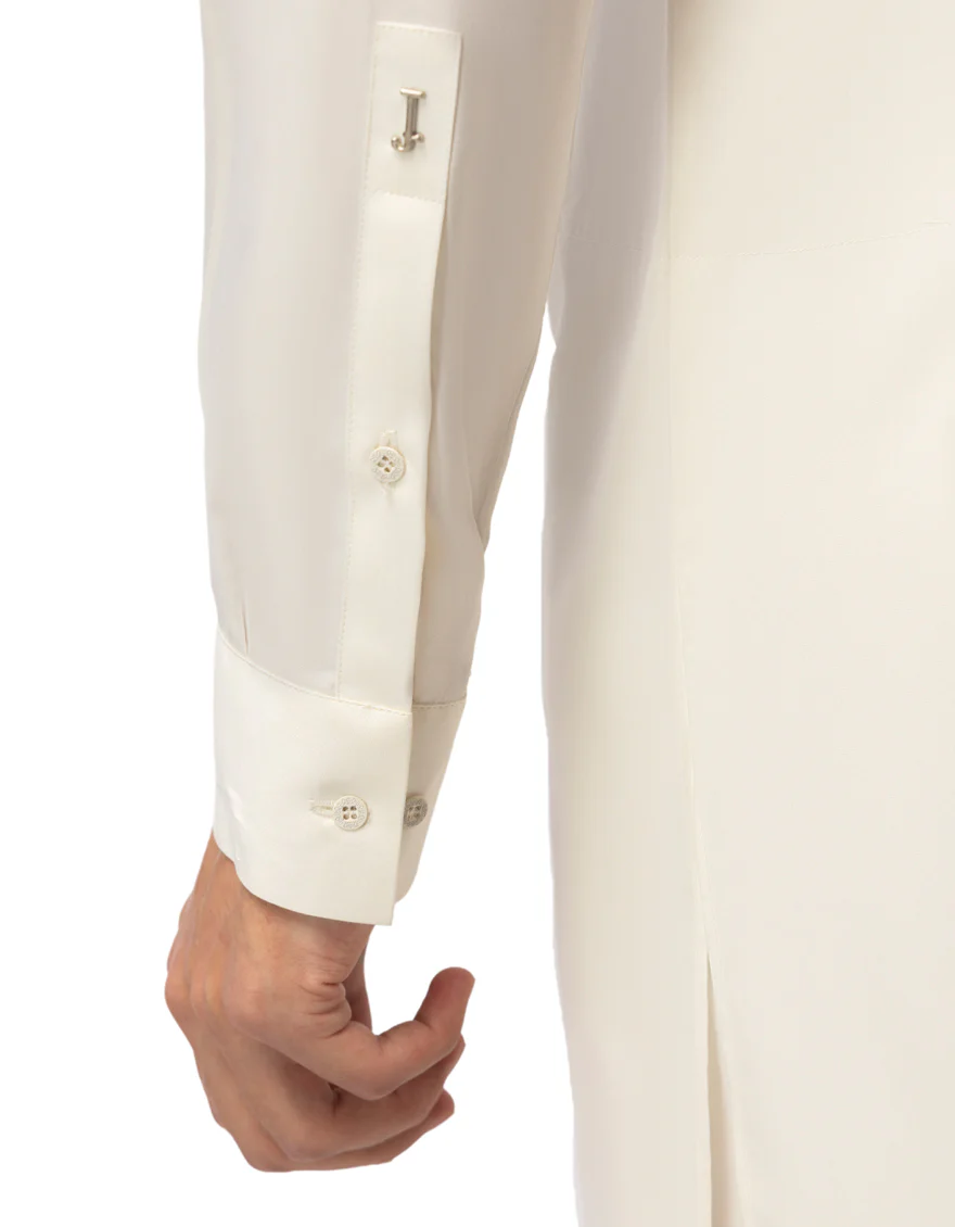 CREAM BLENDED KURTA TROUSERS | JTKP-A-42040/S26/JJ10376-SF - Image 4