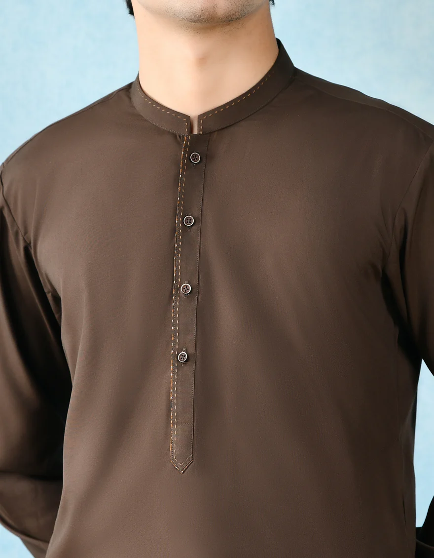 BROWN KURTA TROUSERS | JTKP-A-US-43066/S22/JJ8156-CL - Image 2