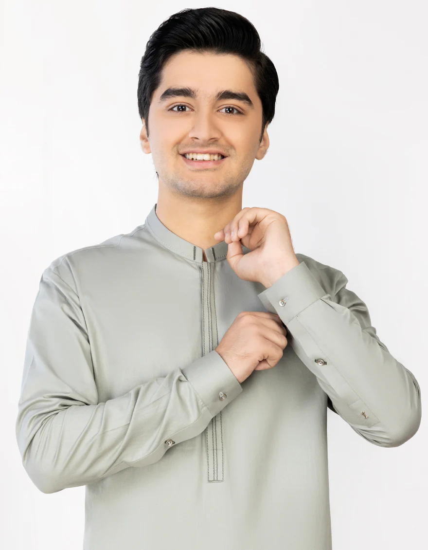 JADE COTTON KURTA TROUSERS | JTKP-S-US-34347/S23/JJ8765-CL - Image 2