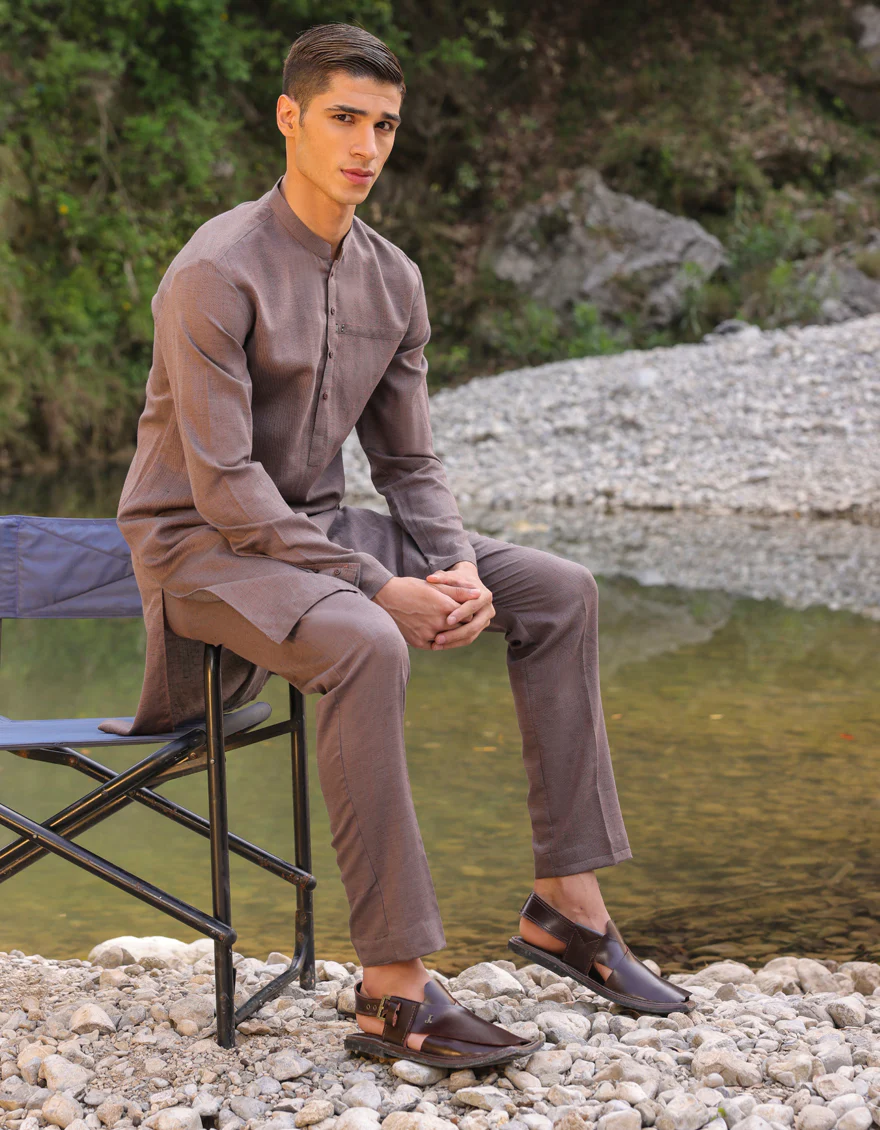 PURPLE BLENDED KURTA TROUSERS | JTKP-S-US-38685/S23/JJ8198-CL - Image 3