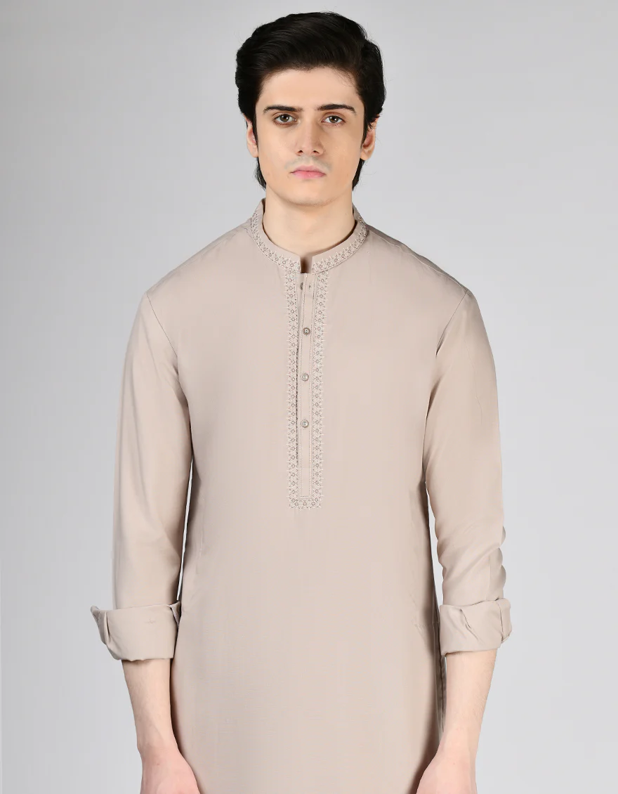 TEA PINK BLENDED KAMEEZ SHALWAR | JTKS-A-34916/S24/JJ9622-SF - Image 2