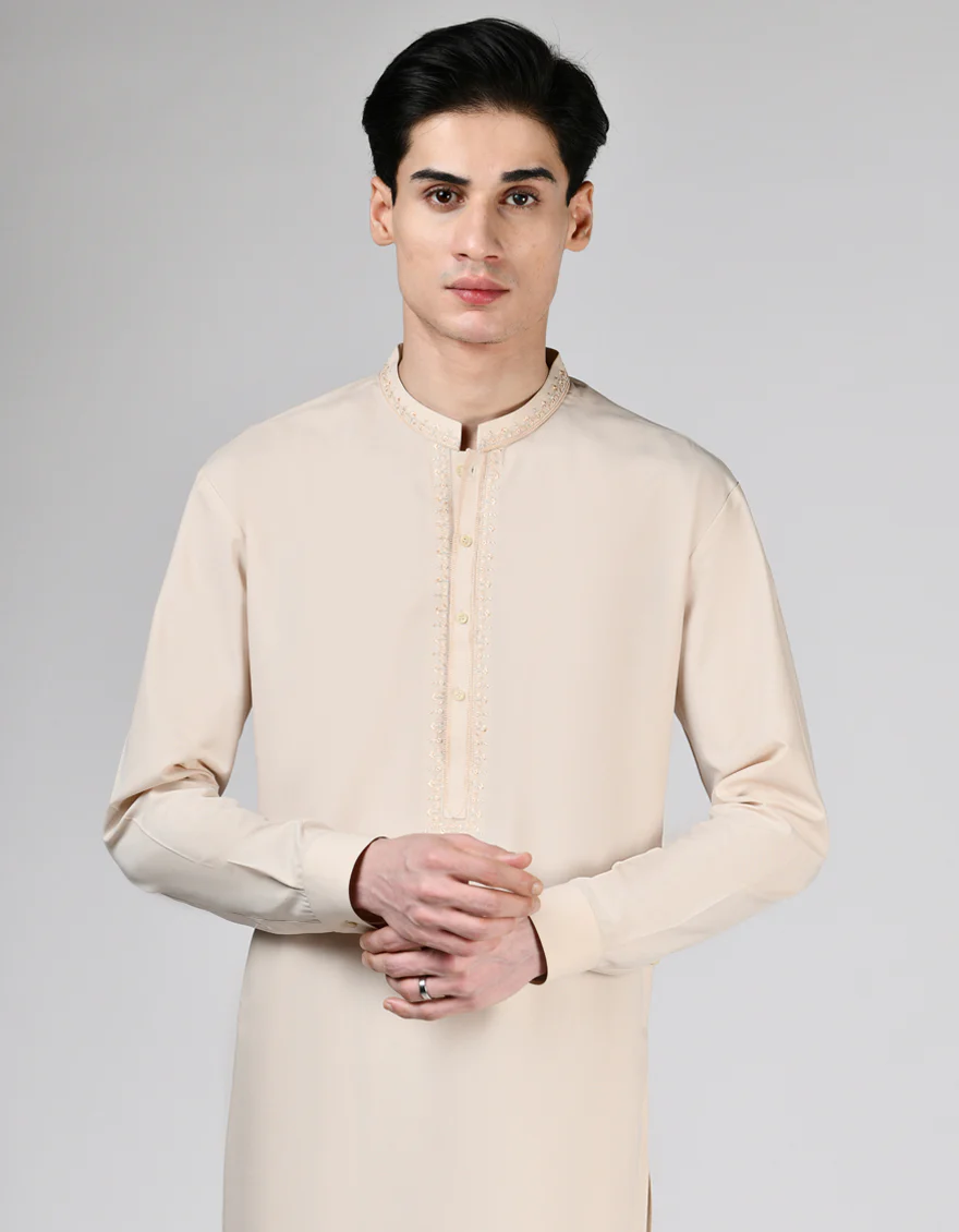 LIGHT PEACH KAMEEZ SHALWAR | JTKS-A-34918/S24/JJ9569-SF - Image 2