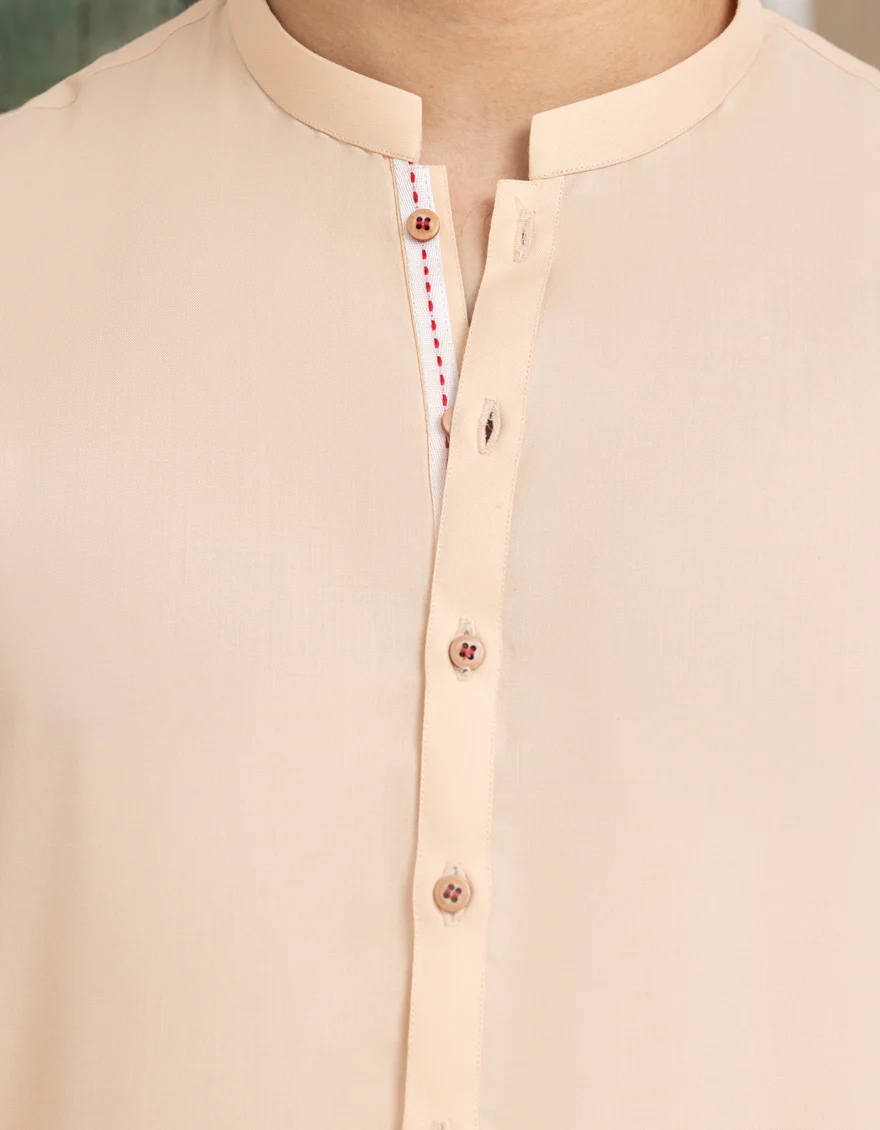 PEACH BLENDED KAMEEZ SHALWAR | JTKS-A-39349/S25/JJ9854-CL - Image 2