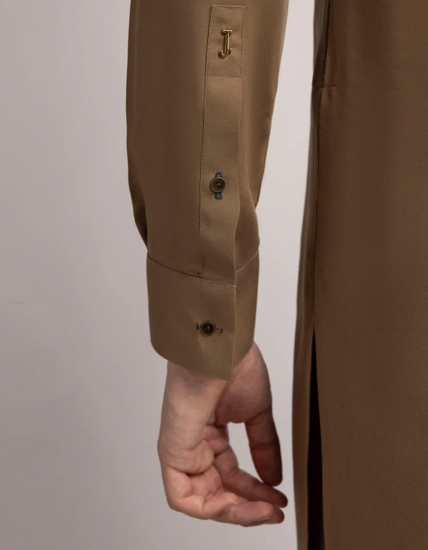 OLIVE BLENDED KAMEEZ SHALWAR | JTKS-A-39593/S25/JJ10431-CL - Image 3
