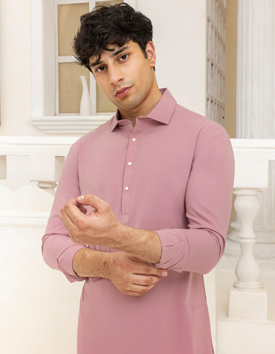 PINK BLENDED KAMEEZ SHALWAR | JTKS-A-46673/S25/JJ10032-PN - Image 2