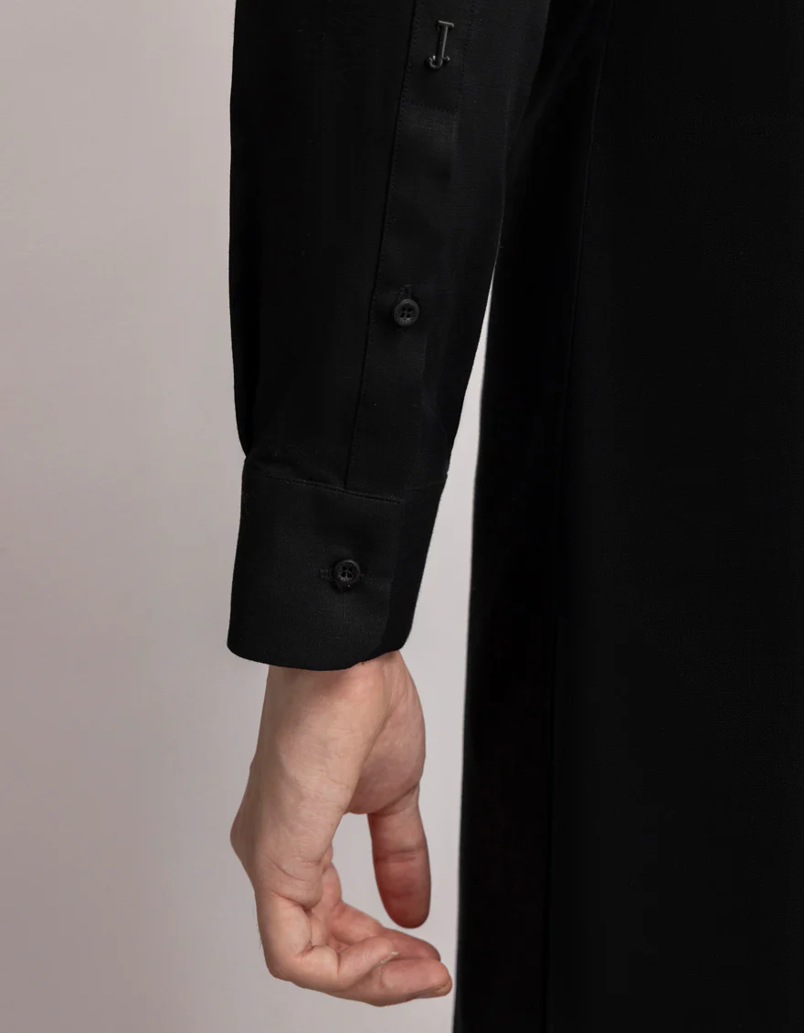 BLACK COTTON KAMEEZ SHALWAR | JTKS-A-50521/S25/JJ10451-CL - Image 4
