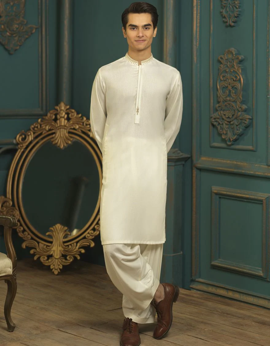 OFF WHITE KAMEEZ SHALWAR | JTKS-A-US-38441/S22/JJ7568-FL - Image 6