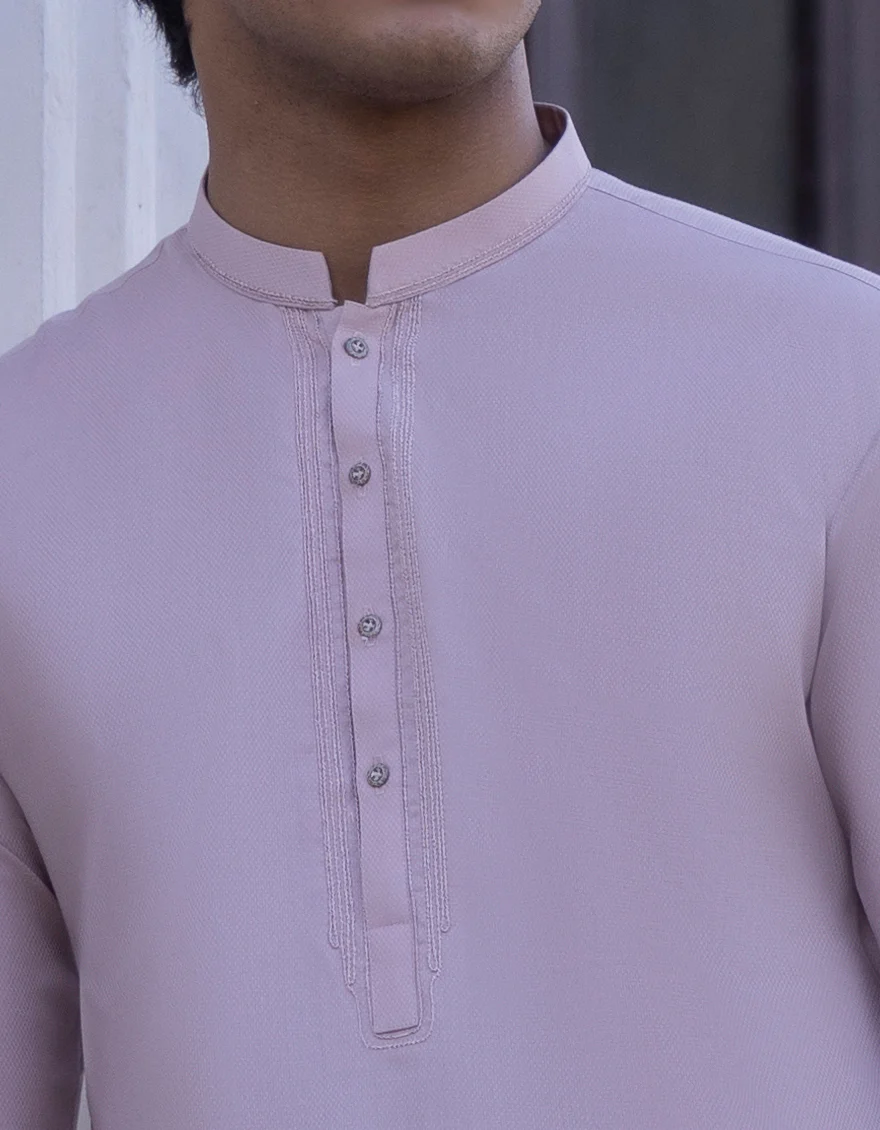 POWDER PINK COTTON KAMEEZ SHALWAR | JTKS-S-US-34307/S23/JJ8806-SF - Image 2