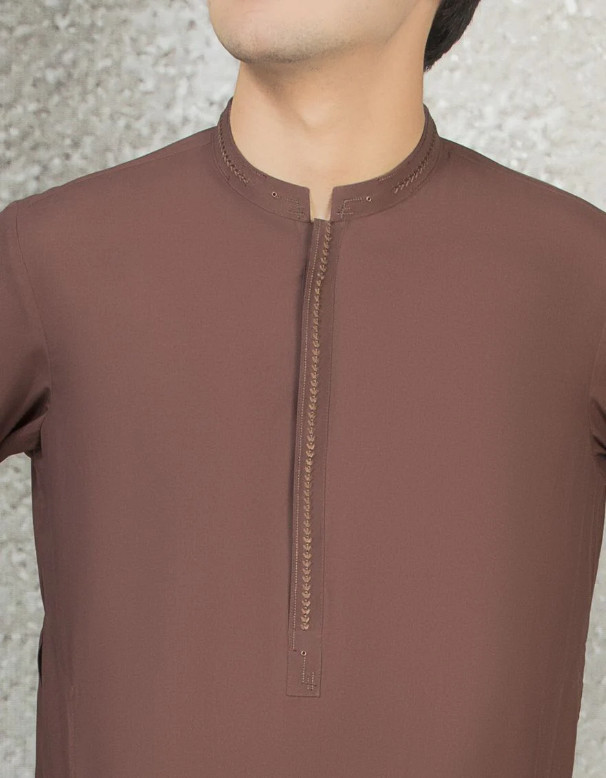LIGHT BROWN KAMEEZ SHALWAR | JTKS-S-US-35861/S22/JJ7529-CL - Image 3