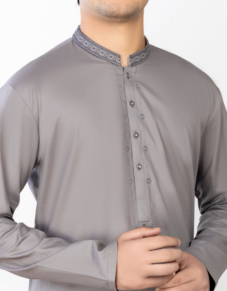 MAUVE COTTON KAMEEZ SHALWAR | JTKS-S-US-46046/S23/JJ8619-SF - Image 2