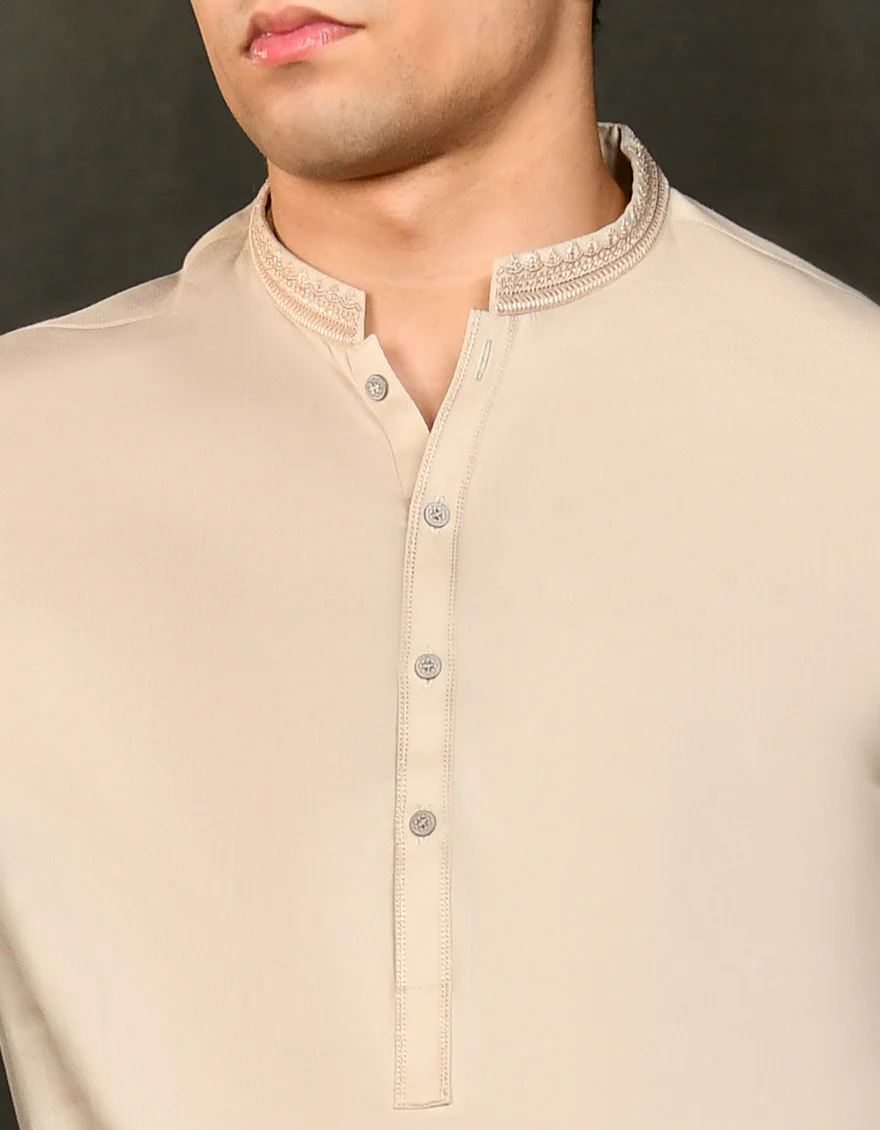 BROWN KAMEEZ SHALWAR | JTKS-US-24-34593 - Image 2