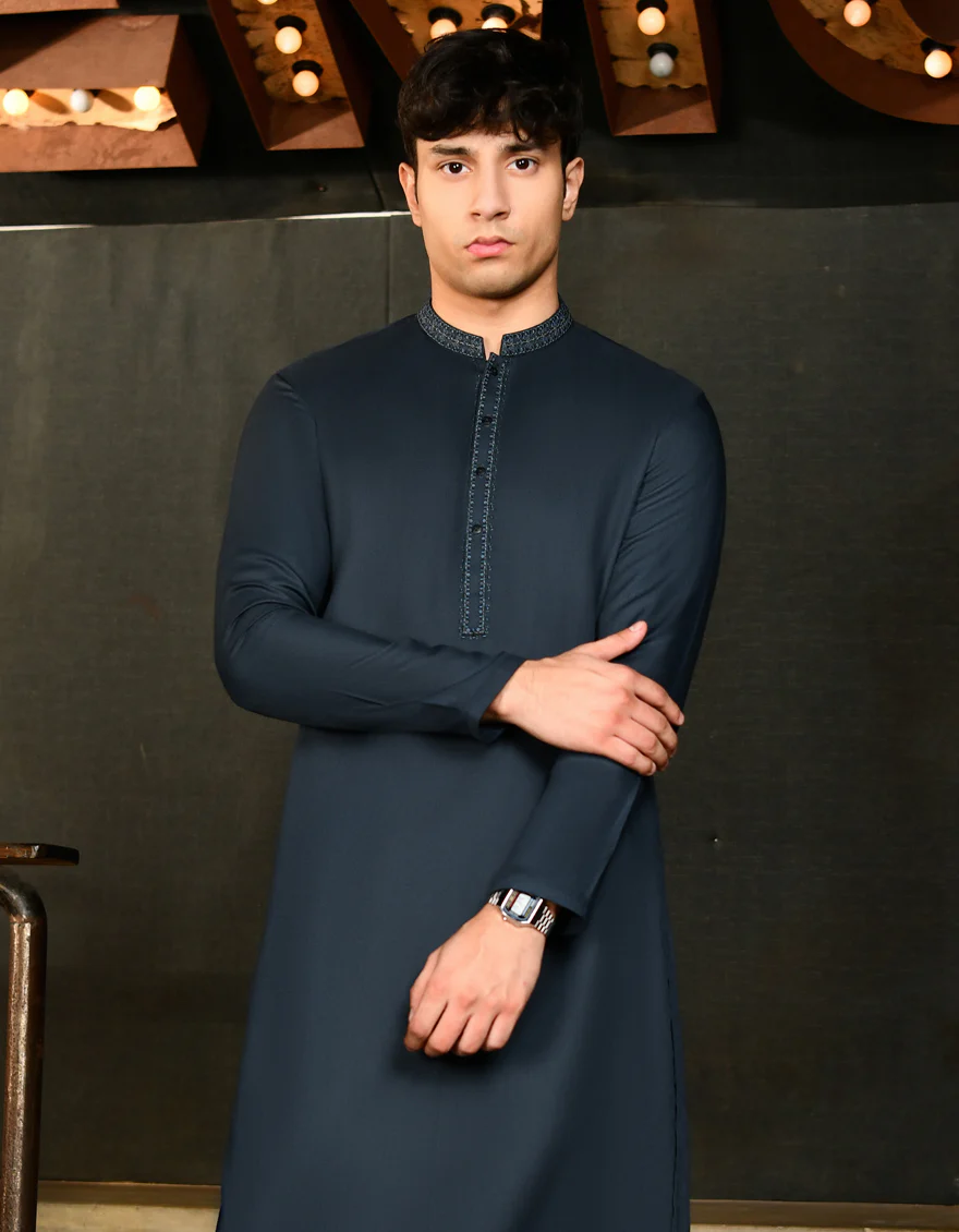 GREEN KAMEEZ SHALWAR | JTKS-US-24-38843 - Image 3