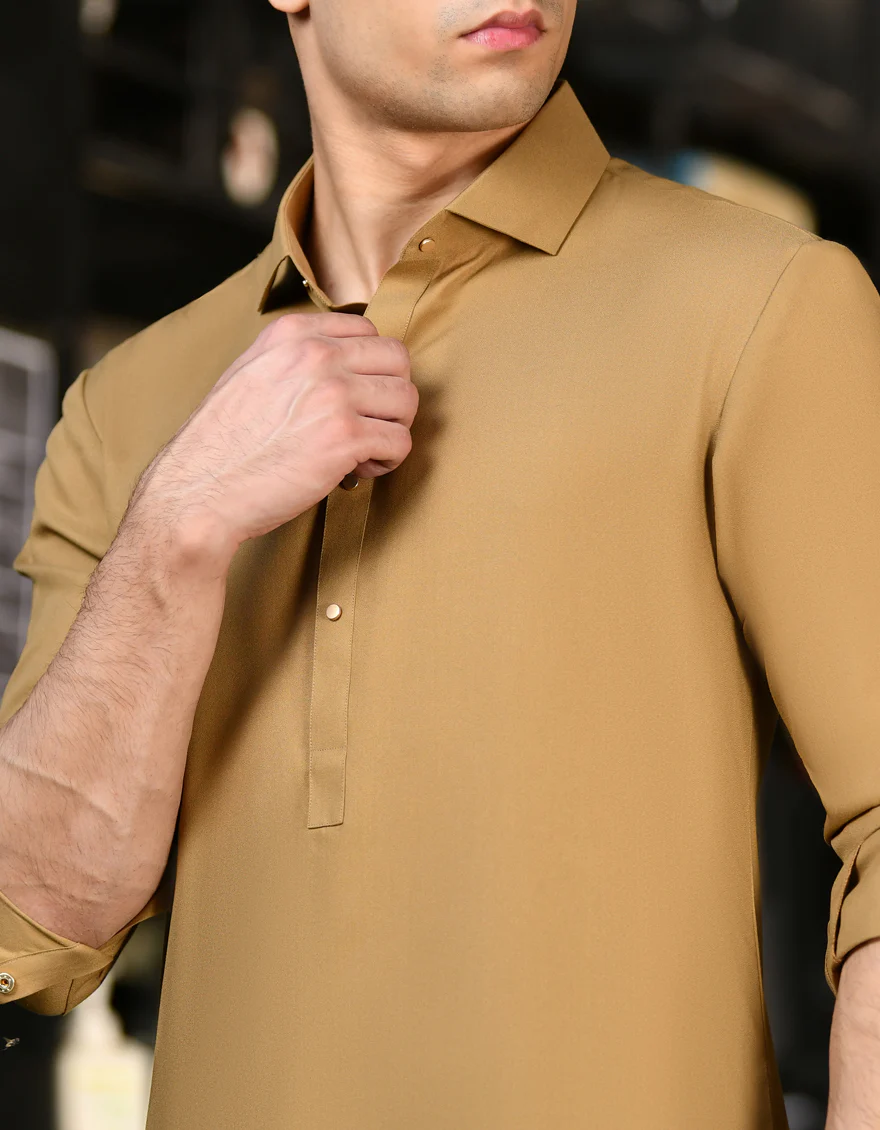 YELLOW KAMEEZ SHALWAR | JTKS-US-24-46243 - Image 2