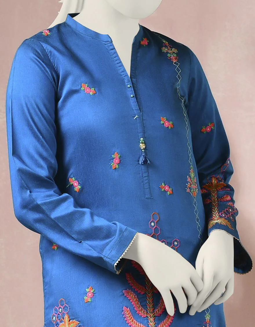 TEAL KURTI | JYGK-S-JJTK-US-22-031 FB/FF-035 - Image 2
