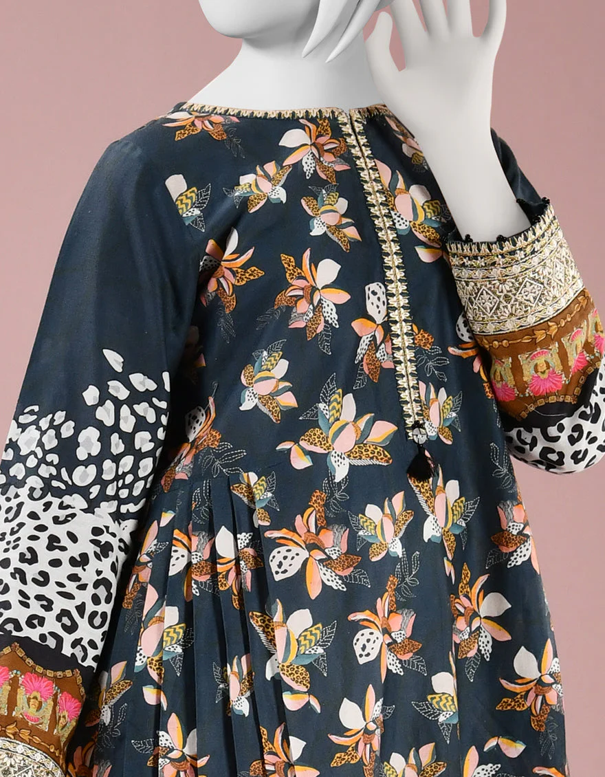 MULTICOLOR CAMBRIC KURTI | JYGK-S-JJTK-US-22-051 FB/NAZ(22-3161) - Image 3