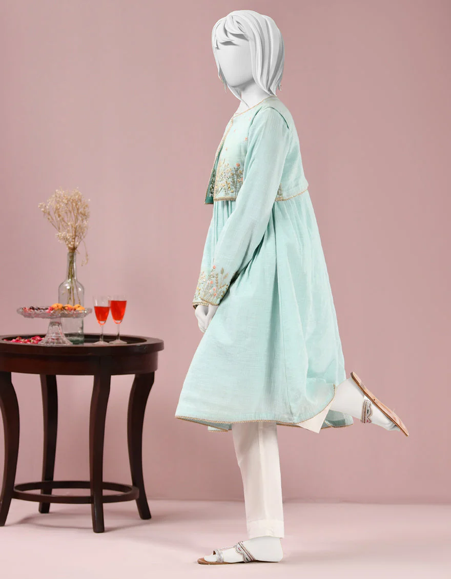 BLUE COTTON KURTI | JYGK-S-JJTK-US-22-058 FB/AM-2064 - Image 2