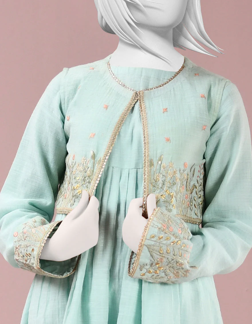 BLUE COTTON KURTI | JYGK-S-JJTK-US-22-058 FB/AM-2064 - Image 4
