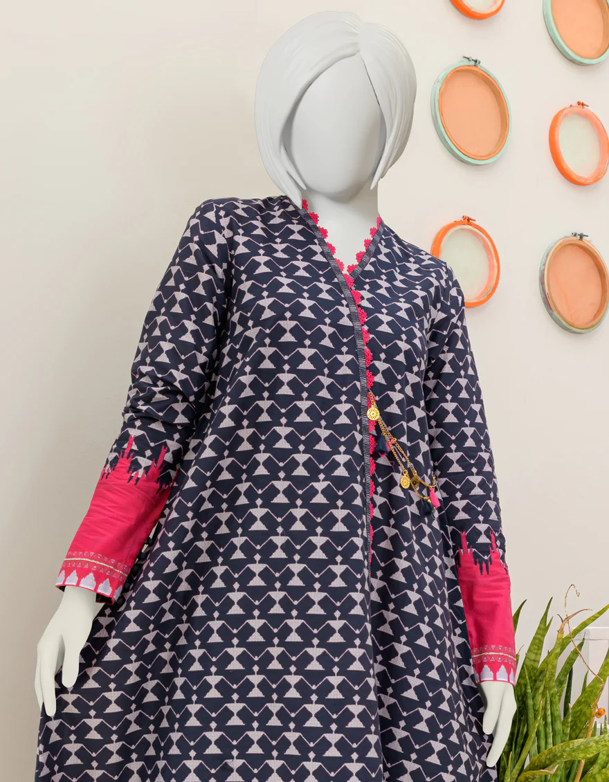 PINK CAMBRIC KURTI | JYGK-S-JJTK-US-23-069 FB/TRICON - Image 3