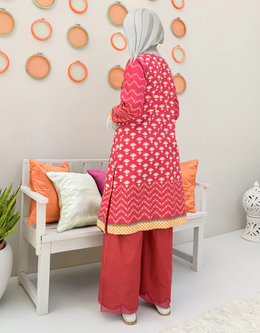 PINK CAMBRIC KURTI | JYGK-S-JJTK-US-23-071 FB/TAHANI - Image 2