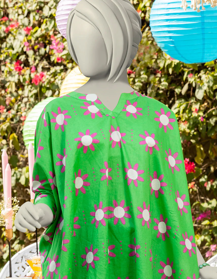 GREEN LAWN KURTI | JYGK-S-JTS-25-4008 FB/ESSENTIALS-T-8 - Image 3