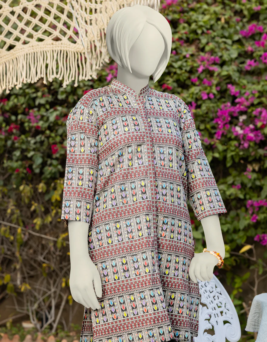 MULTICOLOR LAWN KURTI | JYGK-S-JTS-25-4010 FB/ESSENTIALS-T-10 - Image 2