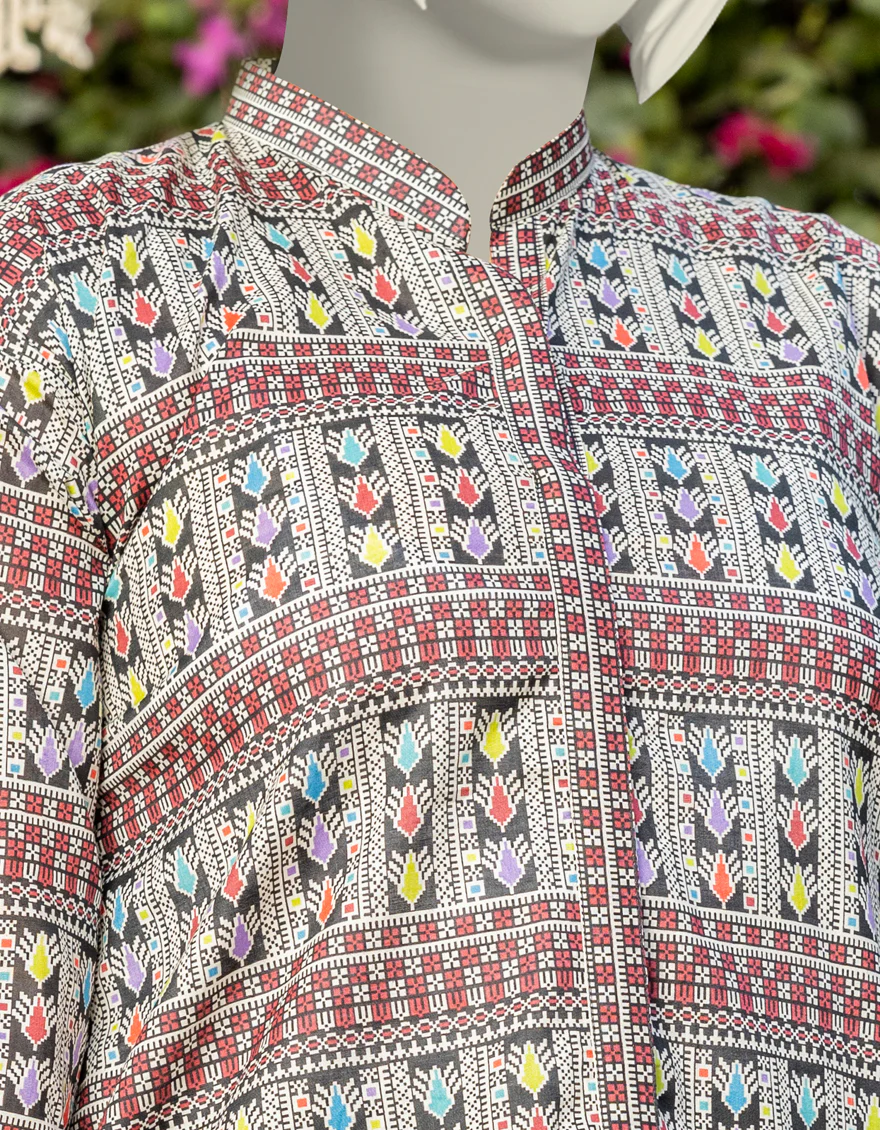 MULTICOLOR LAWN KURTI | JYGK-S-JTS-25-4010 FB/ESSENTIALS-T-10 - Image 3