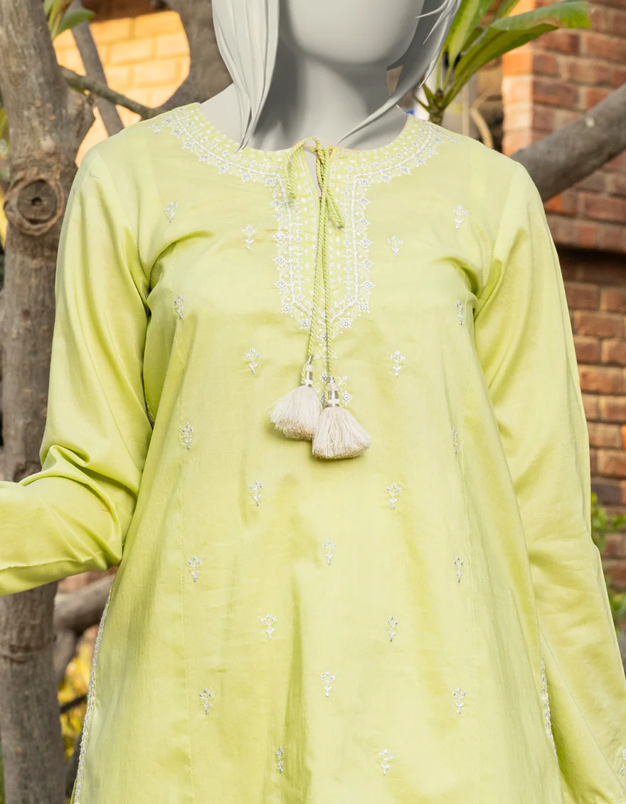 GREEN LAWN KURTI | JYGK-S-JTS-25-4011 FB/RANGKARI-1 - Image 3