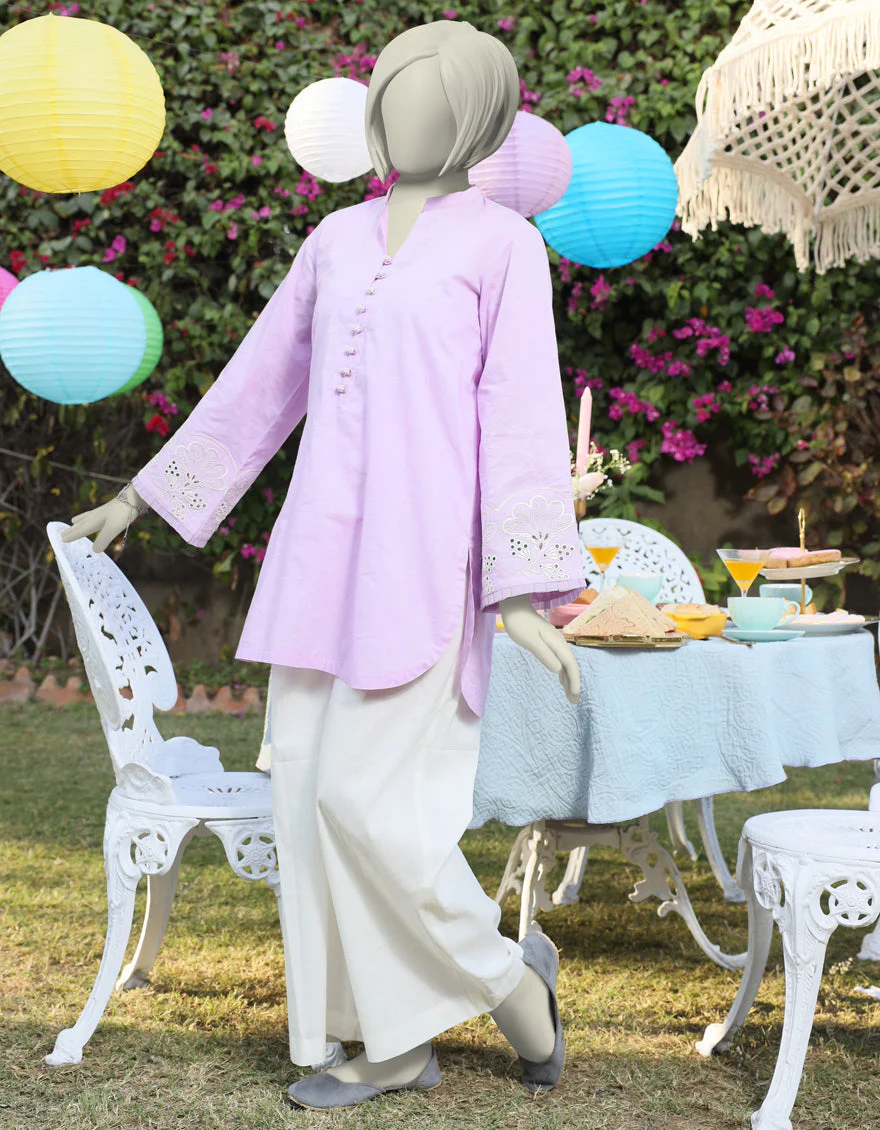 LILAC LAWN KURTI | JYGK-S-JTS-25-4031 FB/PASTEL-01