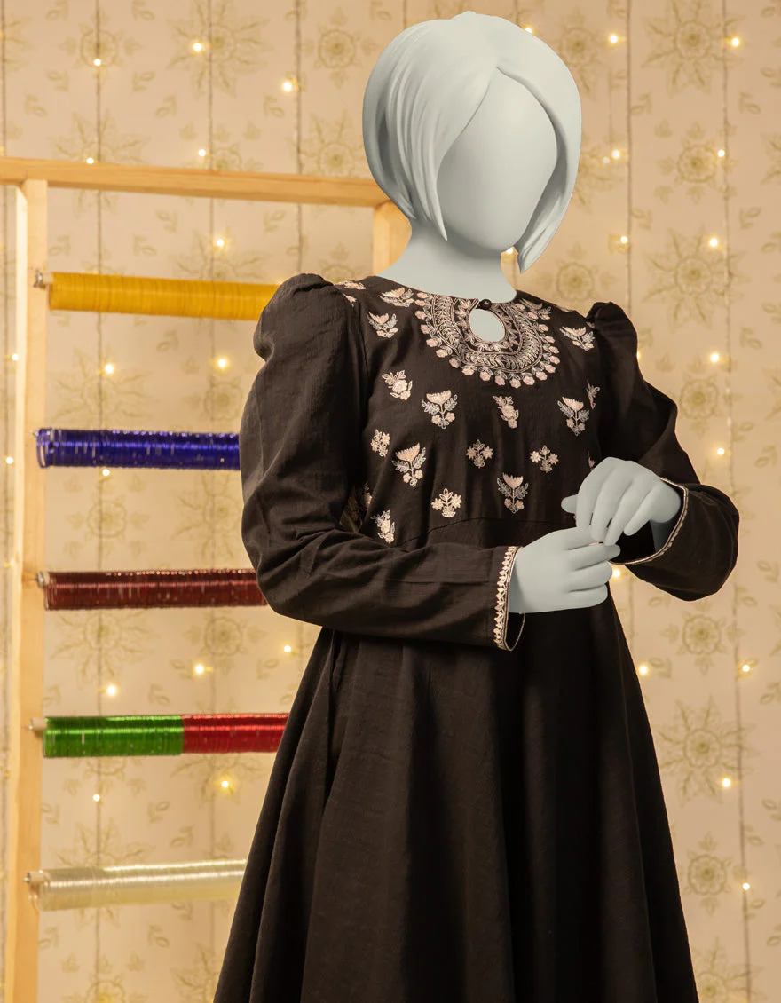 BLACK TEXTURED KURTI | JYGK-S-JTS-25-4034 FB/DASTAAN-1 - Image 3