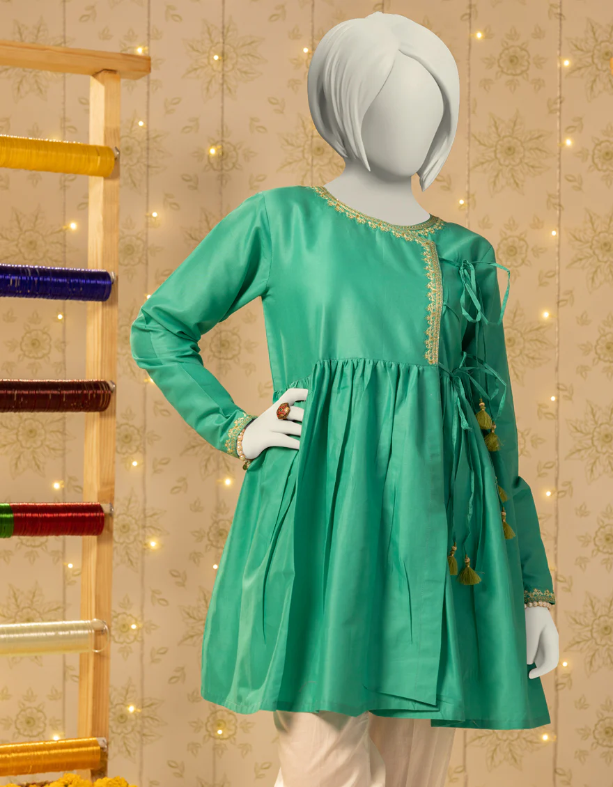 GREEN LAWN KURTI | JYGK-S-JTS-25-4049 F - Image 2