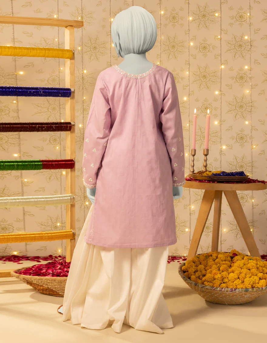 LILAC DOBBY KURTI | JYGK-S-JTS-25-4050 FB/SHEESHAKARI-01 - Image 2