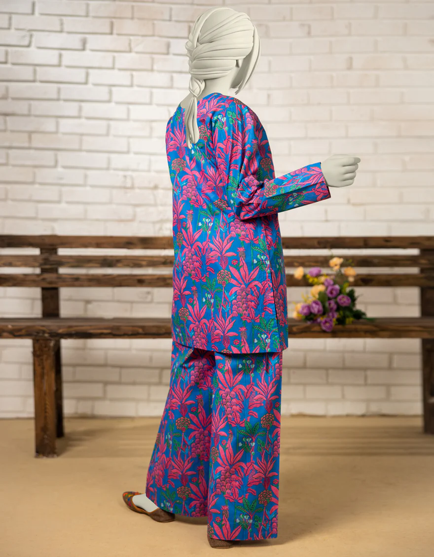 BLUE LAWN KURTI | JYGK-S-JTS-25-4054 F - Image 2