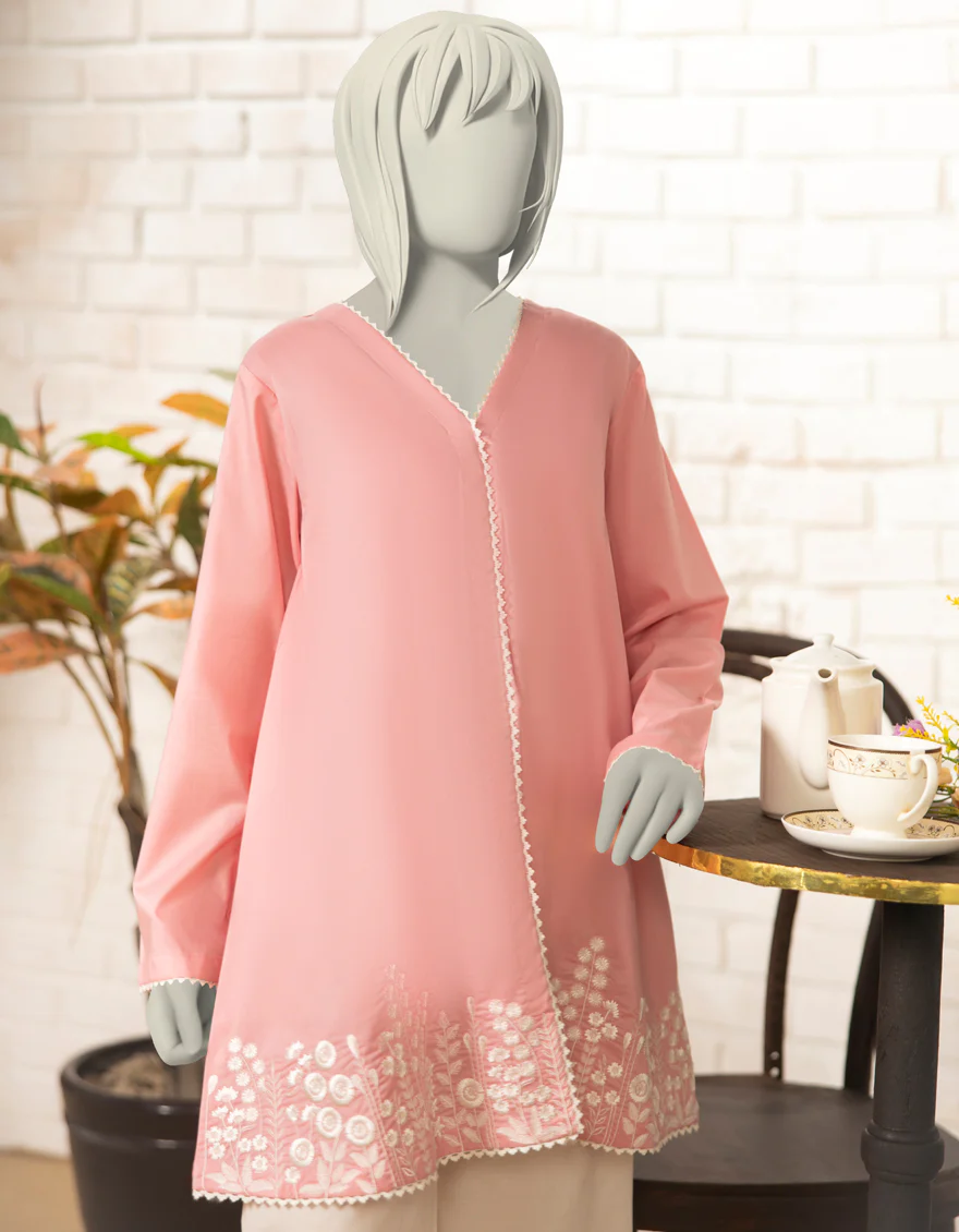 PINK LAWN KURTI | JYGK-S-JTS-25-4065 F - Image 2