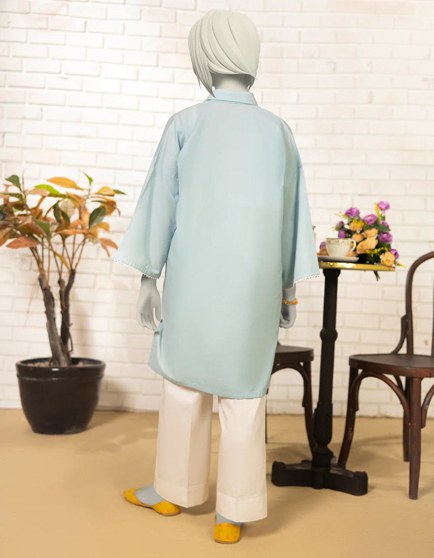 BLUE LAWN KURTI | JYGK-S-JTS-25-4067 F - Image 2
