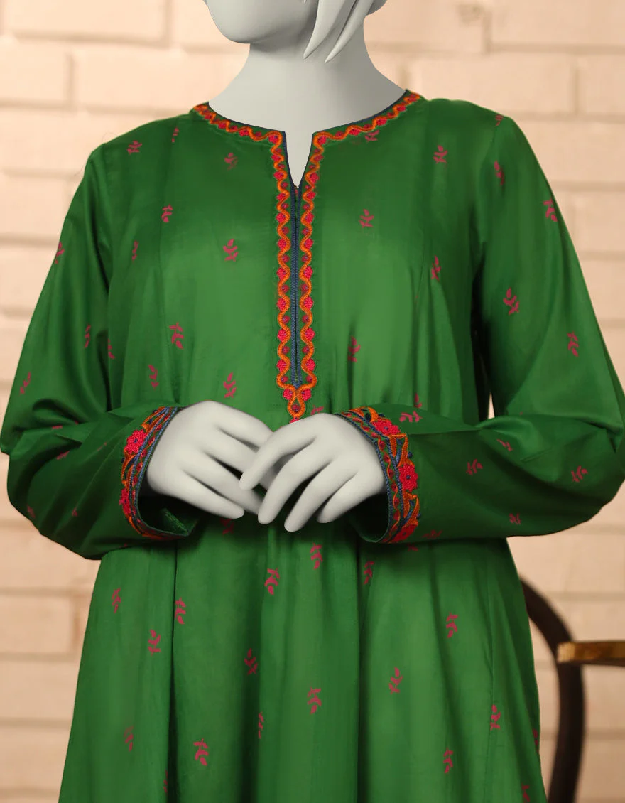 GREEN LAWN KURTI | JYGK-S-JTS-25-4069 F - Image 2