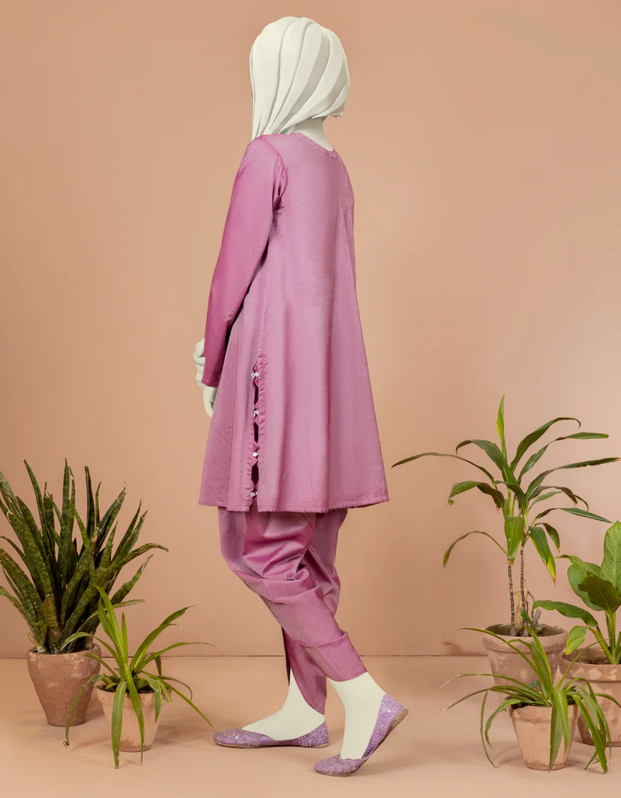 PINK TEXTURED 2PC STITCHED | JYGK-S-JWT-US-22-3204 FB/AURELIA - Image 2