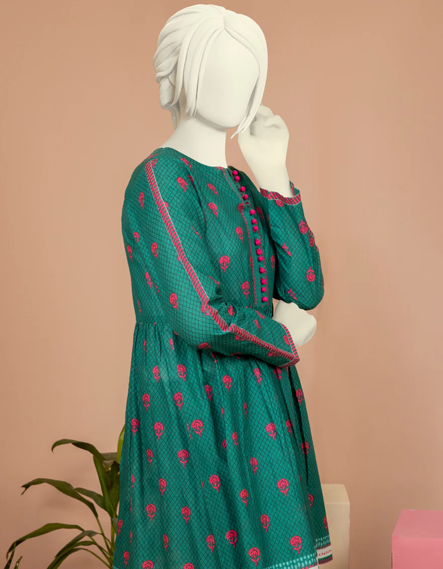 GREEN LAWN KURTI | JYGK-S-JWT-US-22-4003 FB/KEOKI - Image 4