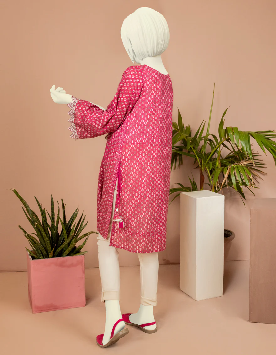 PINK LAWN KURTI | JYGK-S-JWT-US-22-4009 FB/ARTEM - Image 2