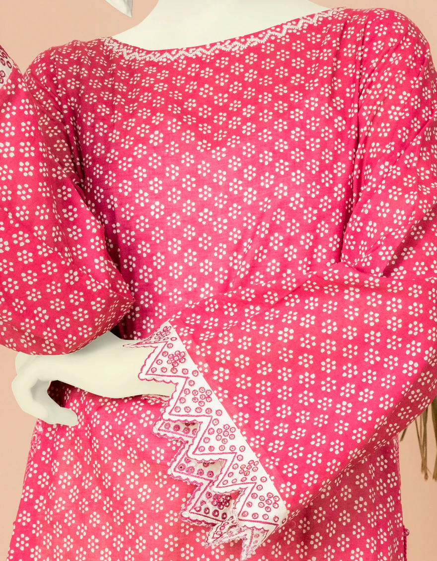 PINK LAWN KURTI | JYGK-S-JWT-US-22-4009 FB/ARTEM - Image 3
